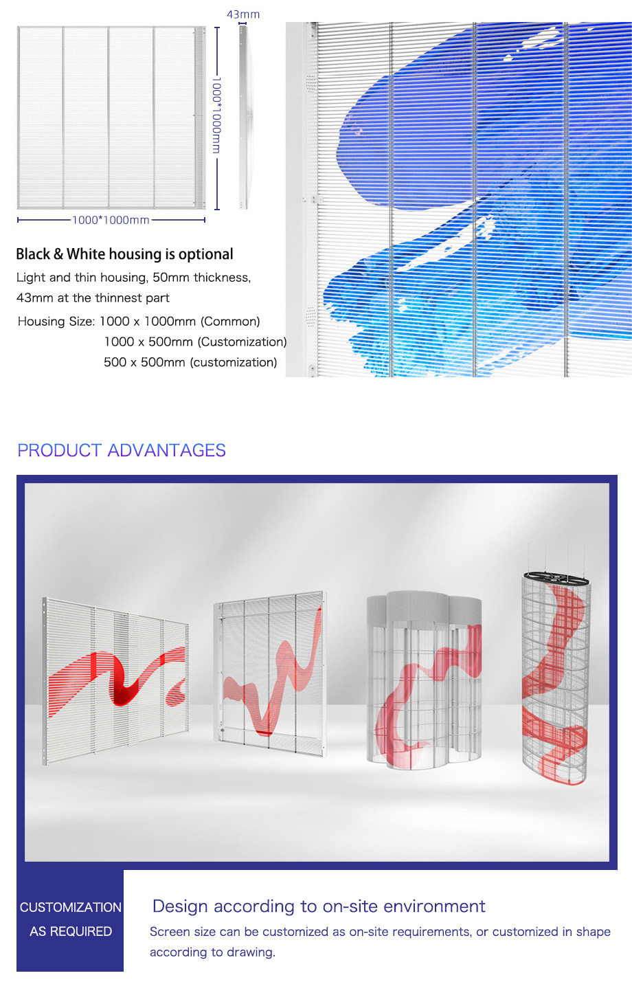 Transparent LED Screen Advantages 